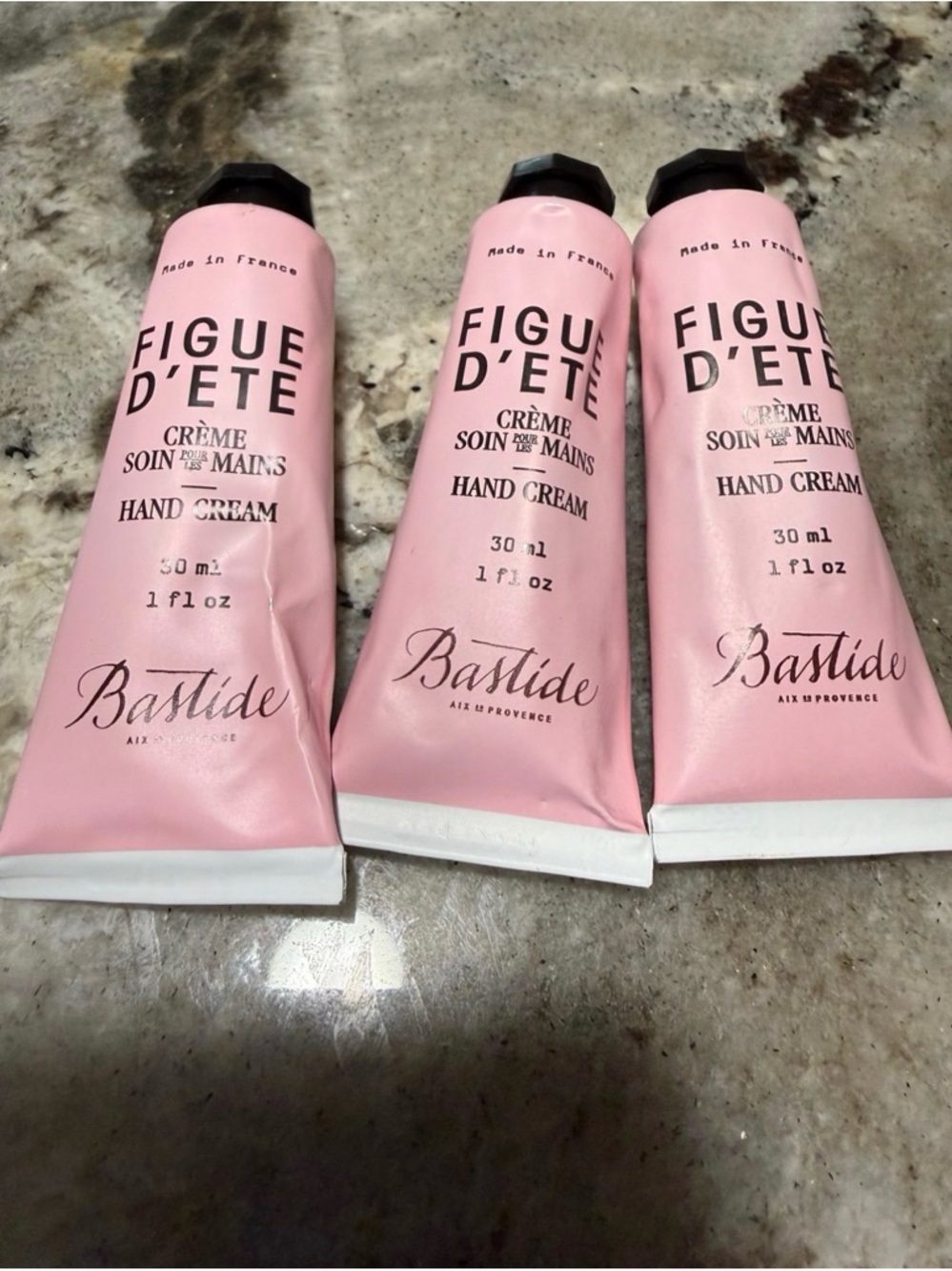 Bastide Figue d'Eté Hand Cream - 3 pack new as shown